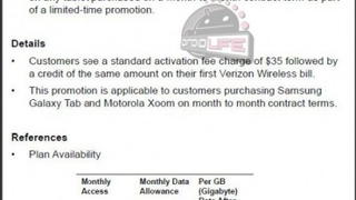 Verizon's Done Charging $35 Android Tablet Activation Fees